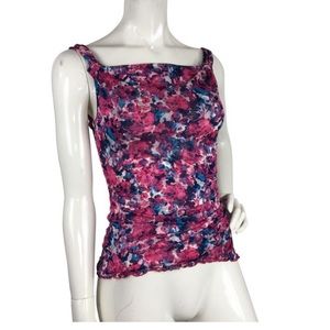 DVF Geranium Floral Silk Top
